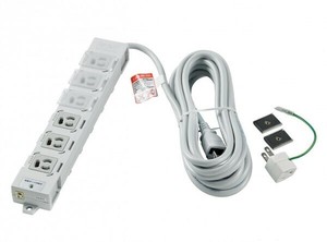ELPA　カバー付事務所向けタップ6P耐雷　OAT-JPC63SB