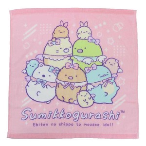 【ハンドタオル】すみっコぐらし ウォッシュタオル えびてんアイドル