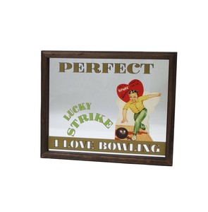 パブミラー I LOVE BOWLING DE012133
