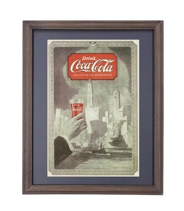 ビンテージ フレームポスター E/COLA NYC IN011112