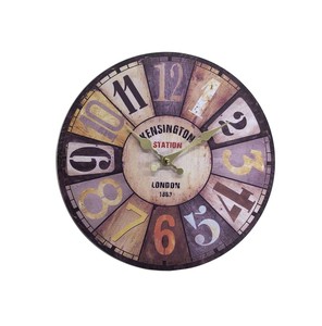 オールドルックウォールクロック KENSINGTON COLORFUL CL059174