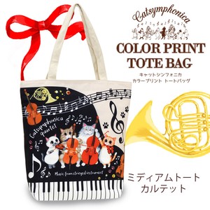 猫モチーフ ピアノ 音楽 楽譜 猫 レッスンバッグ 雑貨
