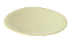 Mino ware Small Plate Yellow PASTA 25.5 x 24.5cm