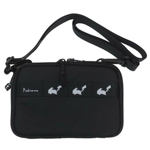 【タブレット端末アクセ】ポケットモンスター 2wayフラットマルチケース クロ ピカチュウ