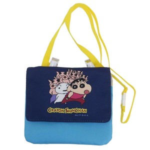 【クリップポケット】クレヨンしんちゃん クリップポケットショルダー付き ネイビー