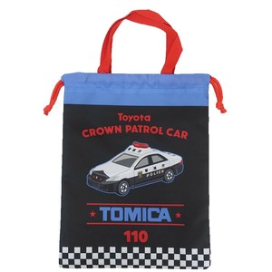 【シューズバッグ】トミカ 巾着シューズケース クロ