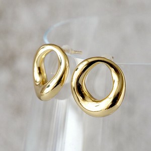 Pierced Earringss Stainless Steel Organic Rings
