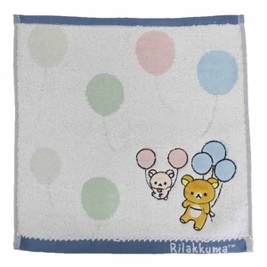 【ハンドタオル】リラックマ ジャガードハンカチタオル ふわっと風船
