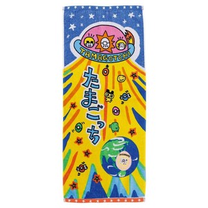 【フェイスタオル】たまごっち ジャガードロングタオル パッケージおやじっち