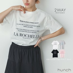 USAコットン ロゴプリントT 2025新作 S/S