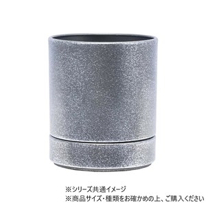 MC円柱メタルecoポット皿付 鉄はエコ SLB 3　3200026SLB