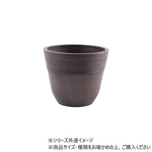 SKベーシックポット チョコ 12×H10.5　3d00014CH