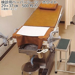 竹虎 ダムロン 29cm×37cm 500枚入 ホワイト 検診台シーツ 054380