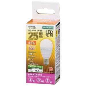 OHM LED電球 PS形 E17 25形相当 広配光 電球色 LDA2L-G-E17 IS51