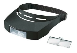エッシェンバッハ　ラボ・シリーズ　ラボ・ヘッド　ヘッドバンド+レンズ2枚セット　両眼レンズ　2倍・3倍