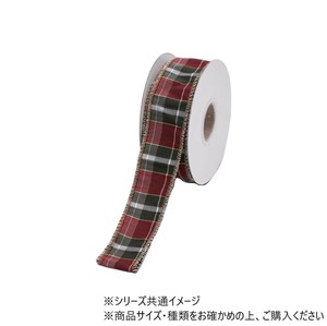 ワイヤーリボン　DUPION METALLIC THREAD RIBBON RGR 3.8cm　9600074