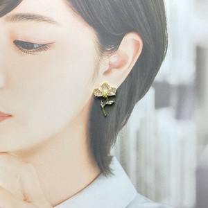 耳环 花朵 巴洛克碎石