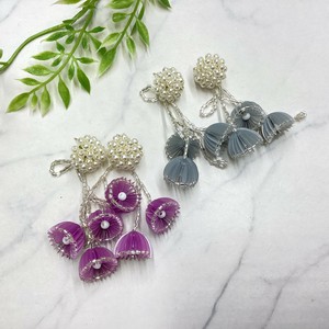 耳环 花朵 珍珠