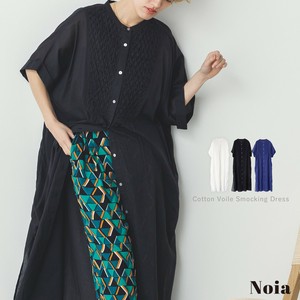 Casual Dress Smocking Dress Spring/Summer Cotton [2025 NEW] Made in India