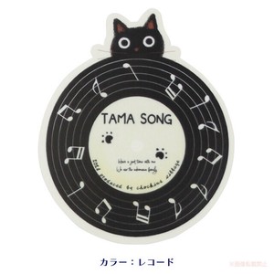 音たまダイカットクリアステッカー（レコード）