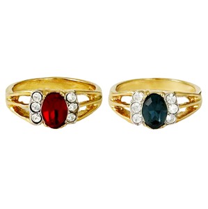 ヴィンテージリング ゴールドリング KEYES 指輪 ヴィンテージアクセサリー カナダ製 22KTゴールドプレート