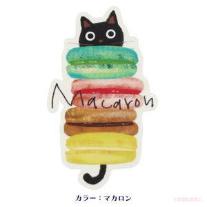 スイーツたまダイカットクリアステッカー（マカロン）