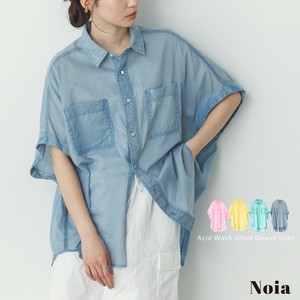 Button Shirt/Blouse Spring/Summer Cotton Short Sleeve Shirt [2025 NEW] Made in India