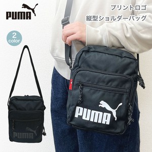 PUMA プリントロゴ 縦型ショルダーバッグ