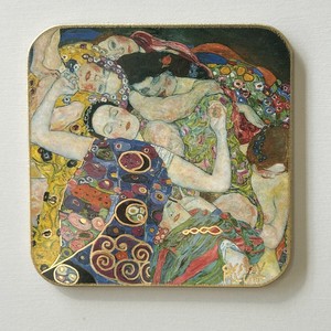 コルク コースター 輸入雑貨 クリムト klimt ウィーン ウイーン ハンドメイド C-890 複製画アイテム
