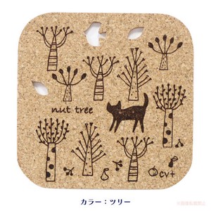 キャットフォレストコルクコースター（ツリー）