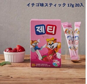 東西 ゼティ イチゴ味 パウダー スティックタイプ 韓国人気粉末スティック飲料