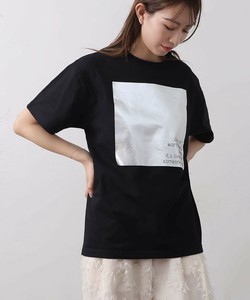 【2025新作】箔プリント加工デザインTシャツ