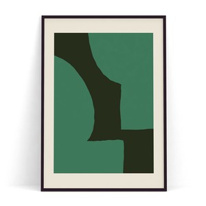 北欧ポスター 【 Scandi Green 01 】 B3　A2　B2　A1　B1　30×40　40×50　50×70　60×90