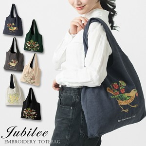 お試し価格 Jubilee 刺繍 トートバッグ コーデュロイ ウィリアムモリス柄