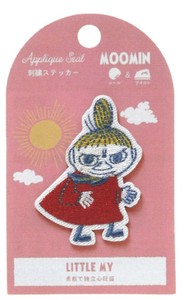 【2025春夏新作】【ムーミン】刺繍ステッカー　リトルミイ橙　AM060-75