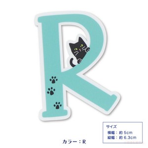 アルファベットアイロンステッカー（ミニ）（R）