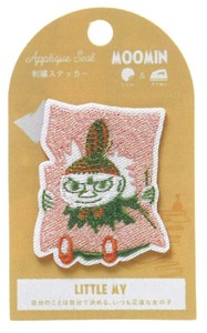 【2025春夏新作】【ムーミン】刺繍ステッカー　リトルミイ黄　AM060-81