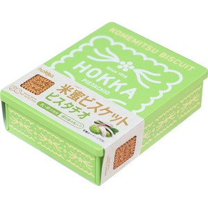 【北陸製菓】米蜜ビスケット ピスタチオ缶【受注生産：要分割発注】