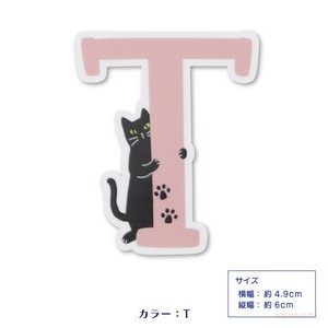 アルファベットアイロンステッカー（ミニ）（T）