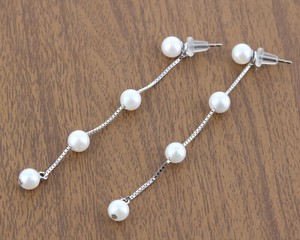 【日本製】SV925 アコヤ真珠　ピアス【鑑別カード付き】