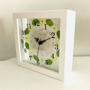Table Clock Made in Japan Square Green Made in Japan
