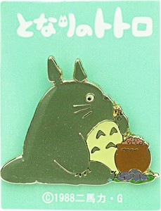 スタジオジブリ　となりのトトロ　ピンバッチ　大トトロ　座り　アクセサリー