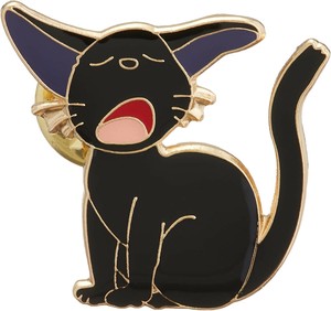 スタジオジブリ　魔女の宅急便　ピンバッチ　ジジ　あくび　アクセサリー