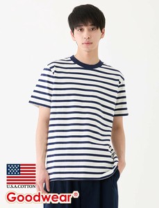 【2025春夏新作】USAコットンボーダーTシャツ