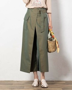 Full-Length Pant Chambray Wrap Skirt