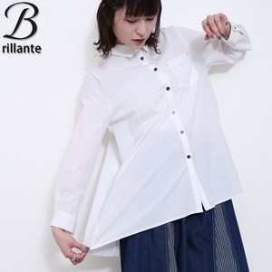 【SALE】レッドステッチ シャツブラウス 羽織 アウター 新作2025ss 春夏　 BRILLANTE東京（82418）