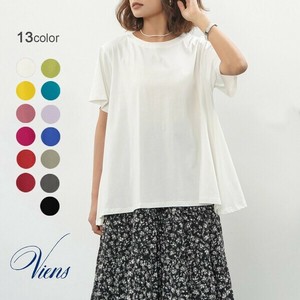 【新作】　AラインコットンTシャツ　カットソー　13色展開