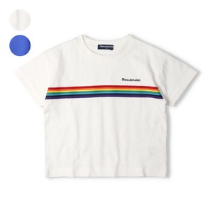 Kids' Short Sleeve T-shirt Rainbow Short-Sleeved T-Shirt 100% Cotton