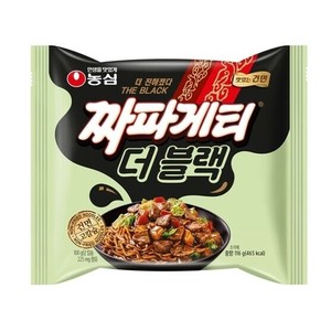 農心 THE BLACK チャパゲティ 116g 韓国風ジャージャー麺
