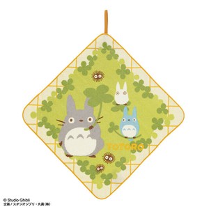 スタジオジブリ　となりのトトロ　トトロたちとクローバー　 ループタオル